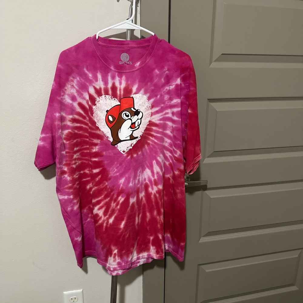 Pink Tie-Dye Graphic T-Shirt